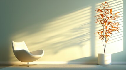 A cozy nook in a bedroom, featuring a comfortable armchair nestled in a corner, illuminated by a floor lamp, creating a perfect spot for reading.