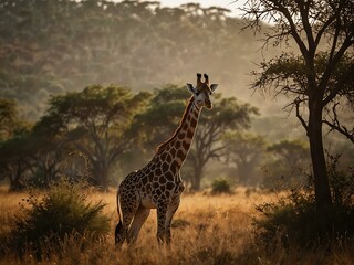 Giraffe in the wild.