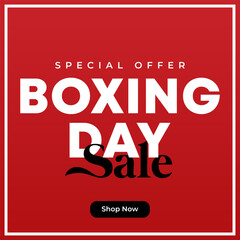 boxing Day Modern Creative Sale banner