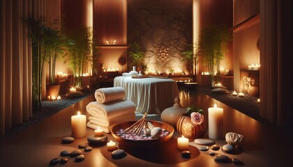 Serene Wellness Spa with Relaxing Ambiance