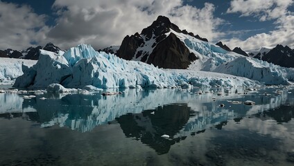 Glacier Piedras Blancas at Los Glaciares National Park, Argentina.