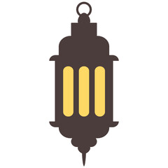 Set of ramadan lantern, collection of happy ramadan lantern decoration flat style design vector illustration.