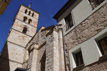 san vicente church in zamora in spain 