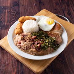 Horse Steak Dish Typical Brazilian Food