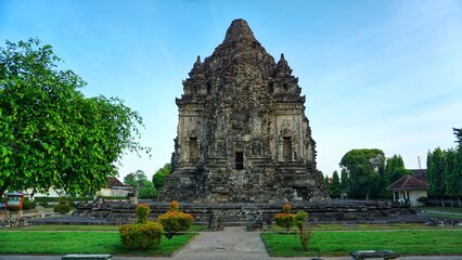 View of Kalasan Temple or Kalibening Temple is a Cultural Heritage Building which is categorized as a Buddhist temple. 