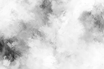 Artistic gray and white textured background using oil paint techniques