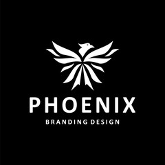 Phoenix Symbol Abstract Elegance Logo Vector