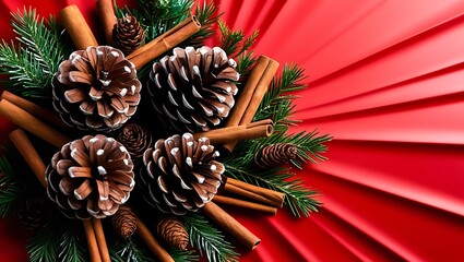 Christmas and happy new year sale baner, snowflakes and gift boxes, bright colors, 3D illustration.