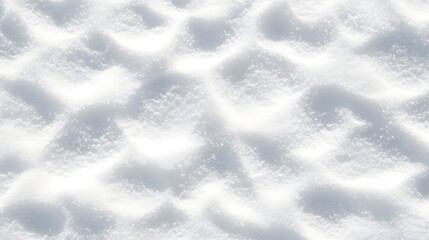 Obraz premium Snow texture background top view