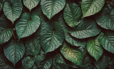 Green leafy plant with many leaves. The leaves are green and have a shiny appearance. The leaves are arranged in a way that they are overlapping each other