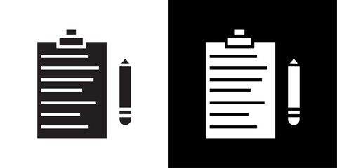 assesment icon simple vector symbol