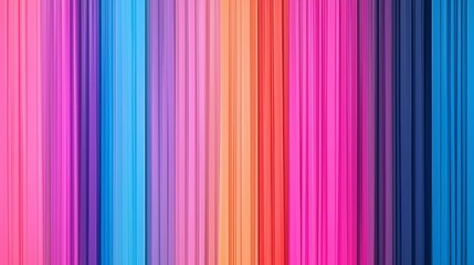 Obraz premium Vibrant colorful stripes abstract art digital design modern environment close-up view visual dynamics for creativity