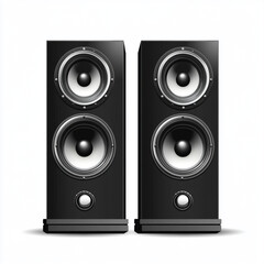 Fototapeta premium audio speaker isolated