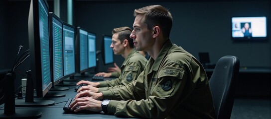 Elite cyber warfare unit focuses on securing national security through cutting-edge training and technology to combat cyber threats in military defense