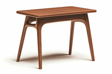 Elegant Wooden Table with Smooth Finish Designed for Modern Interiors, Showcasing Natural Texture and Minimalistic Style in a Contemporary Setting