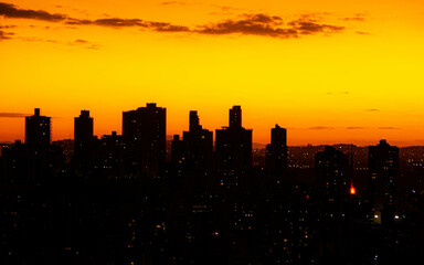 Naklejka premium Sunset