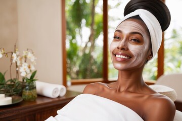Revitalizing Facial Experience for Women in a Tranquil Spa Environment