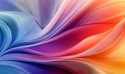 Obraz premium abstract background with waves, Generative Ai 