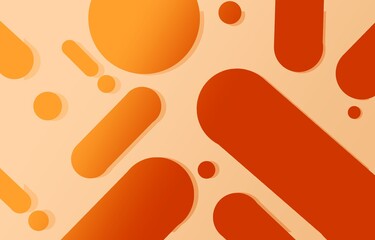 seamless pattern with red and yellow circles