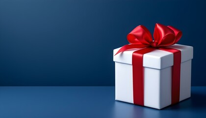 Obraz premium gift box with ribbon