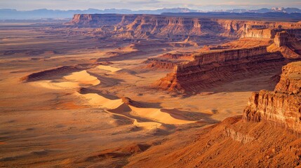 Canyonlands National Park Desert Sands and Cliffs