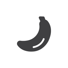 Banana icon simple vector symbol