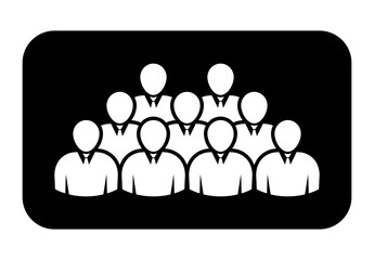 Symbol, ikona ludzi. Plik wektorowy.