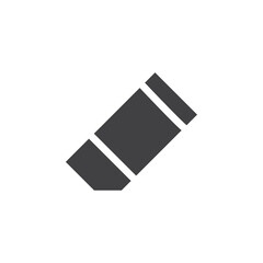 Eraser icon simple vector symbol