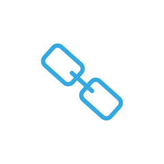 Link icon simple vector symbol