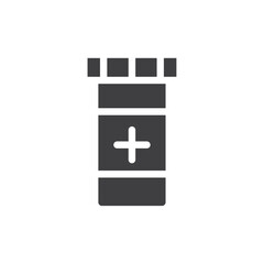 Medicine pills icon simple vector symbol