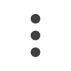 Menu button icon simple vector symbol