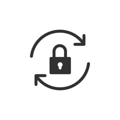 Password Reset icon simple vector symbol