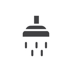 Shower icon simple vector symbol