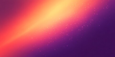 Obraz premium grainy gradient background banner abstract purple orange pink poster header design glowing color backdrop noise texture, Generative Ai 