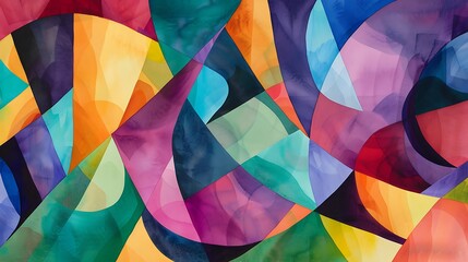 An Abstract Painting Featuring Arrows as Brushstrokes, Symbolizing Direction, Movement, and Transformation Through Bold Lines and Vibrant Colors in a Fluid, Energetic Composition