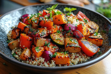 Roasted Vegetable Quinoa Bowl