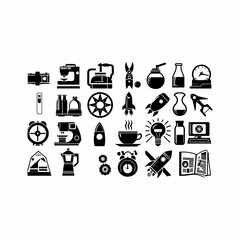 miscellaneous vector icon white background.