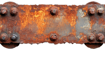 Weathered rusty iron