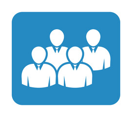 Symbol, ikona ludzi. Plik wektorowy.