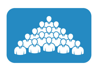 Symbol, ikona ludzi. Plik wektorowy.