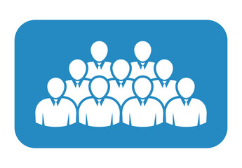 Symbol, ikona ludzi. Plik wektorowy.