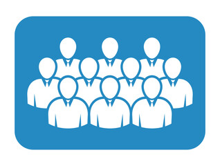 Symbol, ikona ludzi. Plik wektorowy.