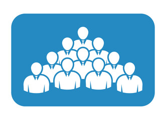 Symbol, ikona ludzi. Plik wektorowy.