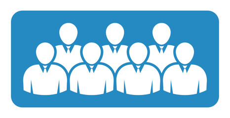 Symbol, ikona ludzi. Plik wektorowy. © robert6666