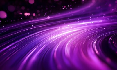 Naklejka premium abstract purple glowing background with speed lines and curves, dynamic purple abstract business background, Generative Ai