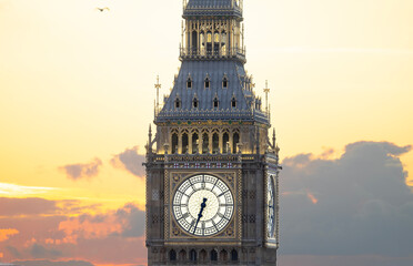 big ben clock in london, england
