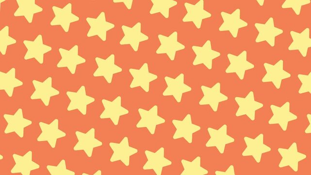Fondo de estrellas animado minimalista