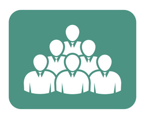 Symbol, ikona ludzi. Plik wektorowy.