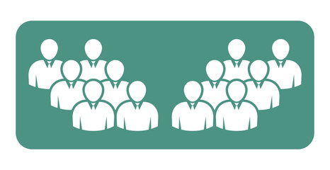 Symbol, ikona ludzi. Plik wektorowy. © robert6666