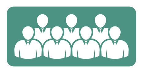 Symbol, ikona ludzi. Plik wektorowy. © robert6666